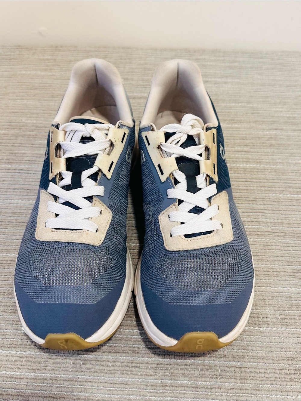 On Cloudrift Women's Walking Shoes Metal/Navy Blue Beige Size US 8 / EU 39 - Picture 4 of 11